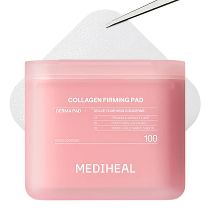 Tampons de tonique MEDIHEAL Retinol & Peptides 100 unités vue de face