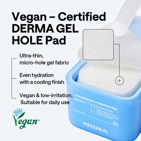 Tampons MEDIHEAL sortis de leur emballage
