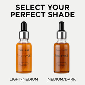 TAN-LUXE The Face gouttes avec vitamine E et aloe vera