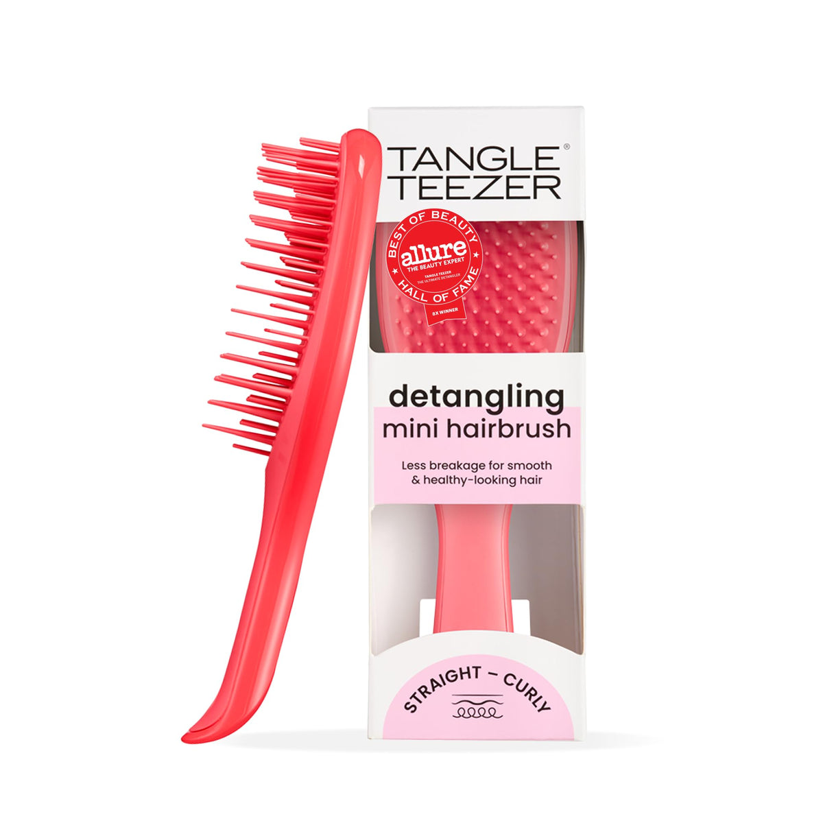 TANGLE TEEZER Brosse à Cheveux Démêlante Mini Pink Punch vue de face