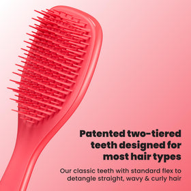 TANGLE TEEZER Brosse Démêlante Mini Pink Punch avec dents flexibles