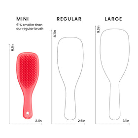 TANGLE TEEZER Brosse Démêlante Mini Pink Punch sur fond blanc