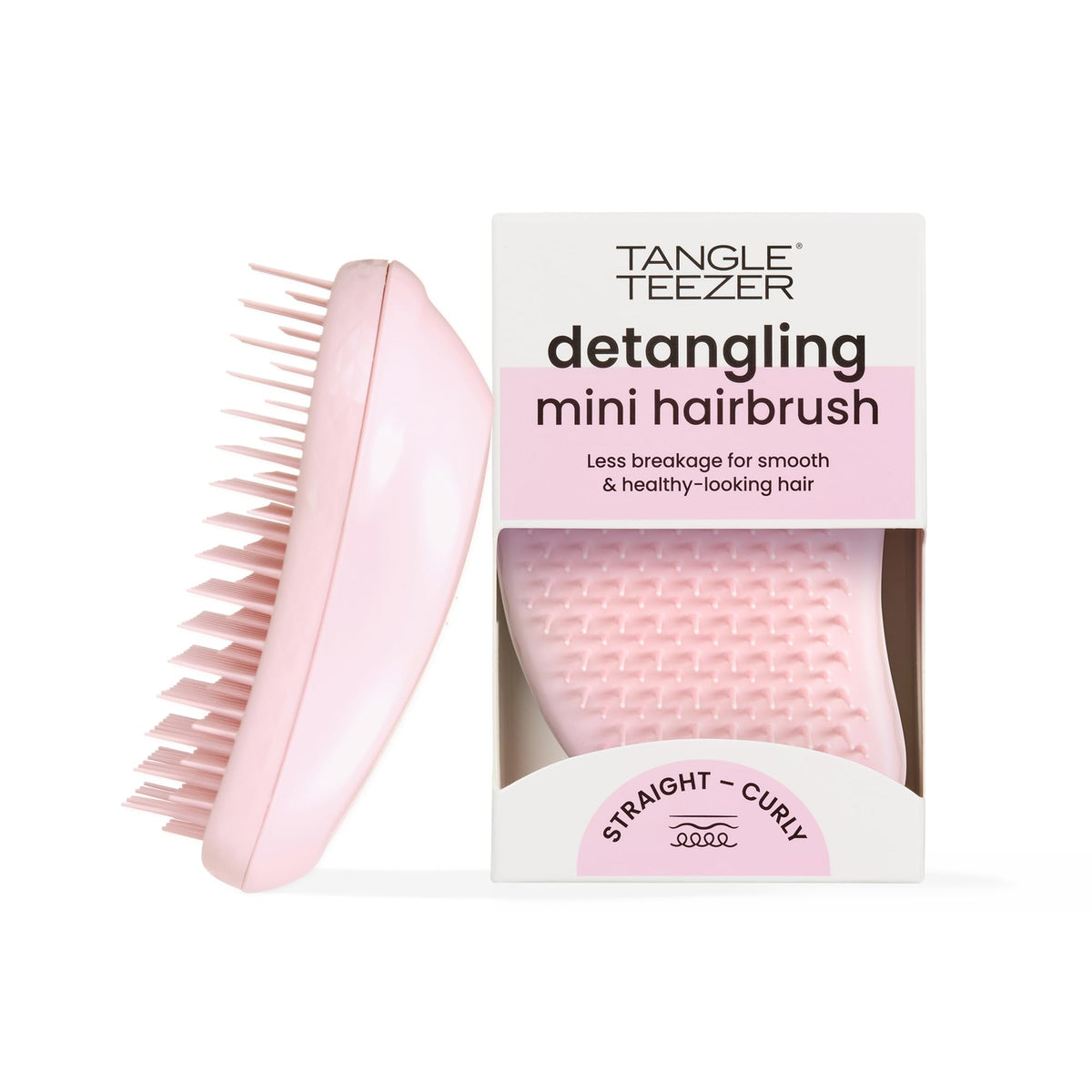 TANGLE TEEZER Brosse Démêlante Mini Rose vue de face