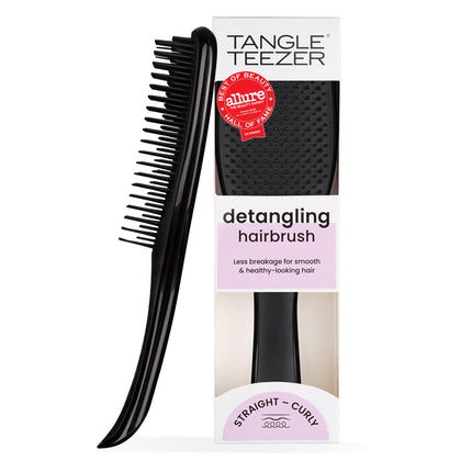 TANGLE TEEZER Brosse Démêlante Ultimate en noir Liquorice vue de face