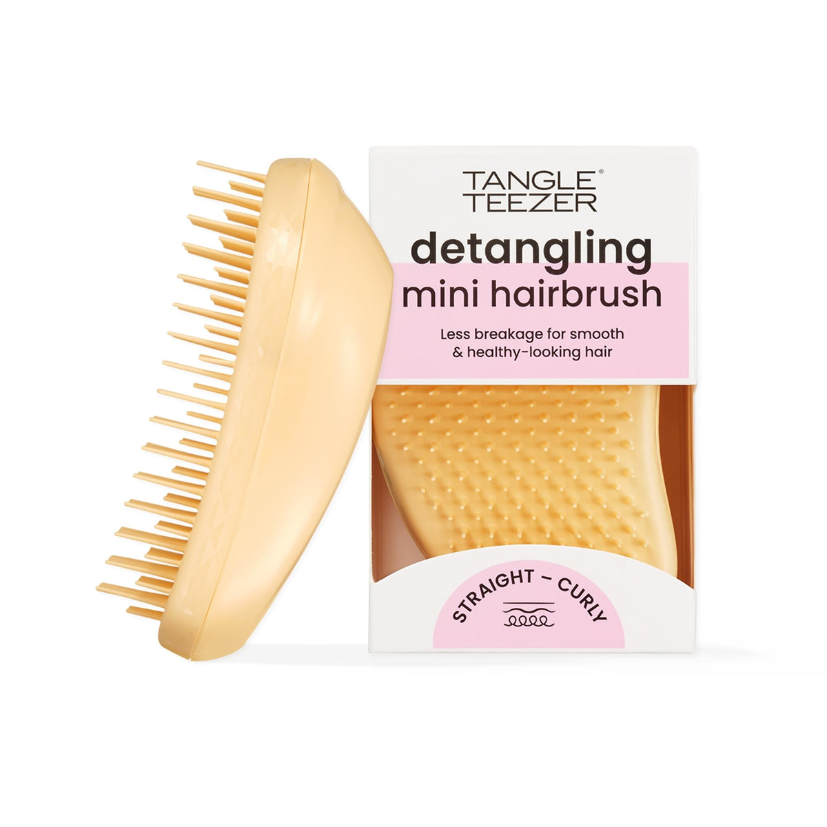 TANGLE TEEZER Brosse Mini Démêlante Buttercup Jaune vue de face