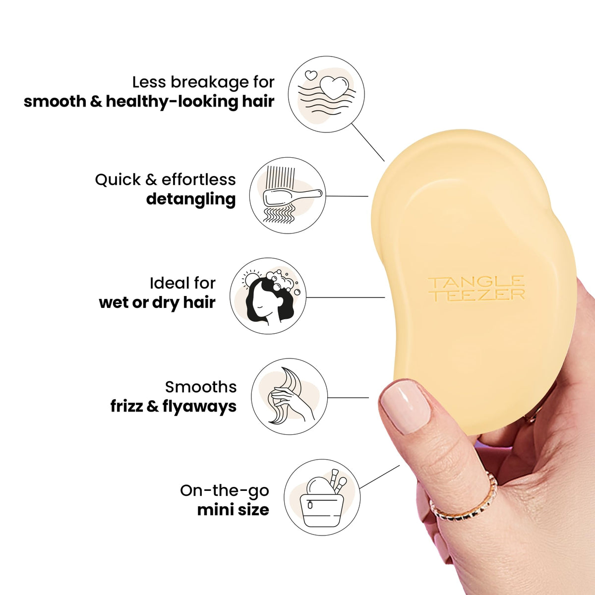 TANGLE TEEZER Brosse Mini Démêlante vue de dos