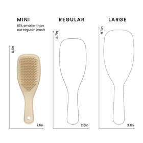 TANGLE TEEZER Mini Brosse Démêlante Oat Cream avec emballage