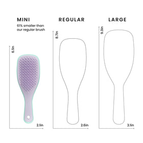 TANGLE TEEZER Mini Brosse Démêlante Wisteria Leaf sur un fond neutre