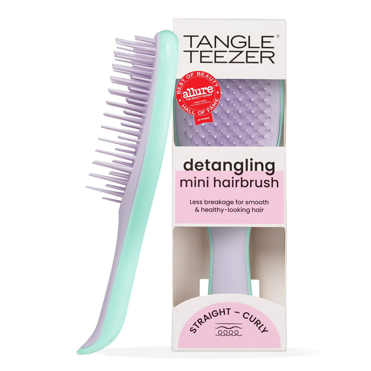 TANGLE TEEZER Mini Brosse Démêlante Wisteria Leaf vue avant