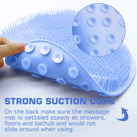 Tapis de gommage SZZYXD suspendu pour séchage