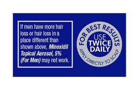 TARO Minoxidil 5% mousse, flacon ouvert