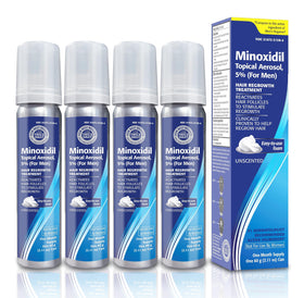 TARO Minoxidil 5% Mousse Topique vue de face