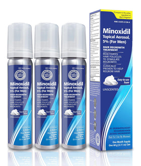 TARO Minoxidil Mousse 5% packaging vue avant