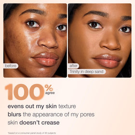 tarte BB blur tinted moisturizer application sur peau