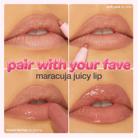tarte Maracuja Juicy Lip Liner mauve côté