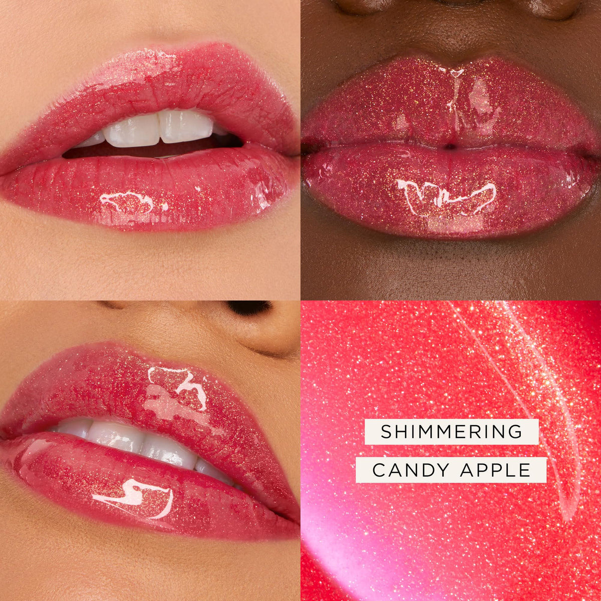 tarte Maracuja Juicy Lip Oil 20g en main avec texture brillante