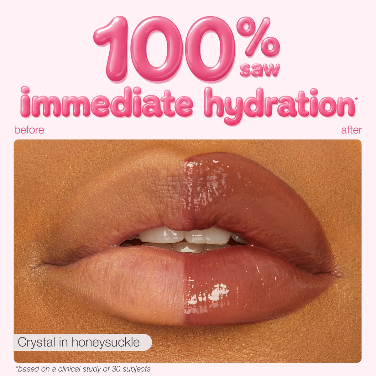 Tarte Maracuja Juicy Lip Plump texture de baume sur les lèvres