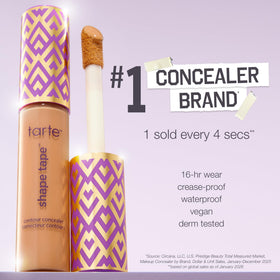 Tarte Shape Tape Concealer 57G ouvert avec applicateur visible