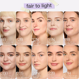 tarte Tarte Face Tape Foundation 20B texture comparison