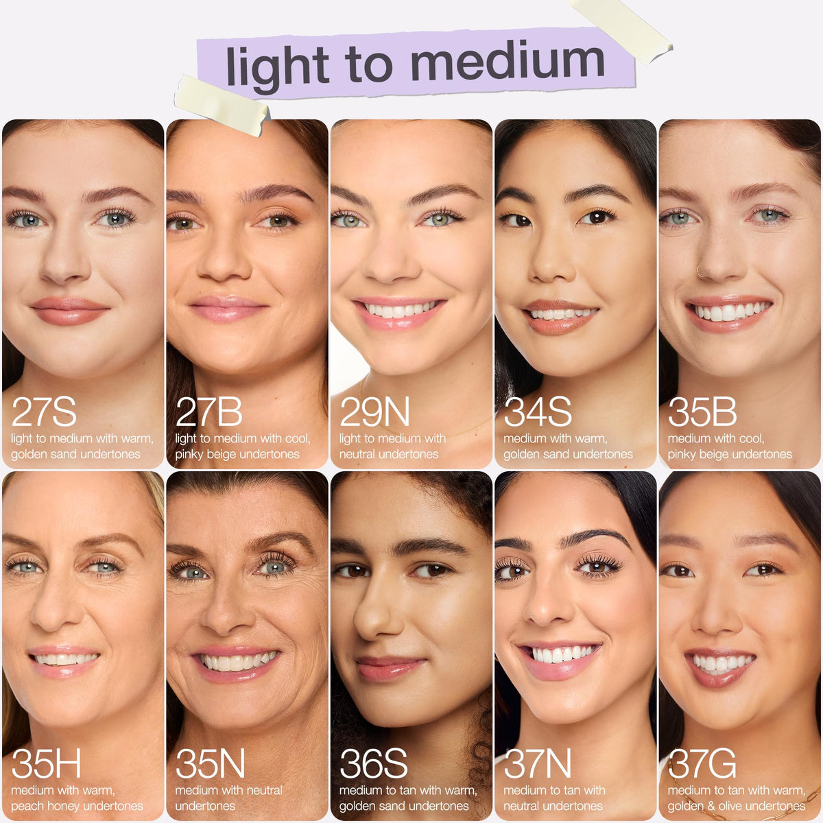 tarte Tarte Face Tape Foundation display with other makeup products
