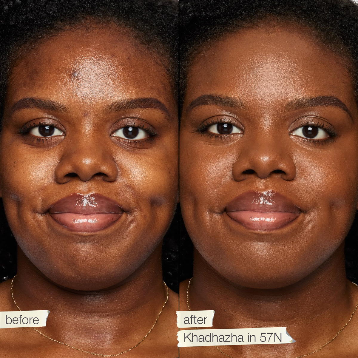 tarte Tarte Shape Tape Concealer 57N texture crémeuse sur la peau