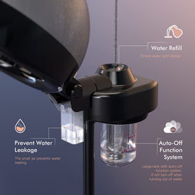 TASALON Steamer Capillaire Professionnel capuchon et minuterie
