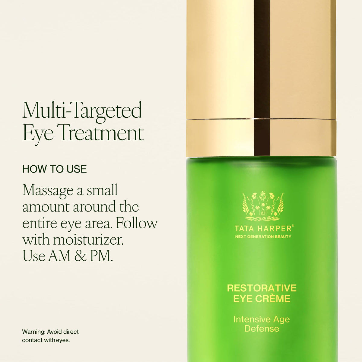 Tata Harper Crème pour les Yeux 15ml vue de côté