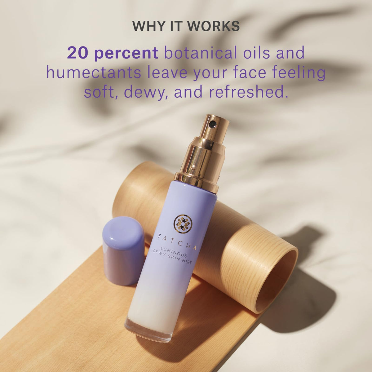TATCHA Luminous Dewy Skin Mist 168g pulvérisation sur le visage
