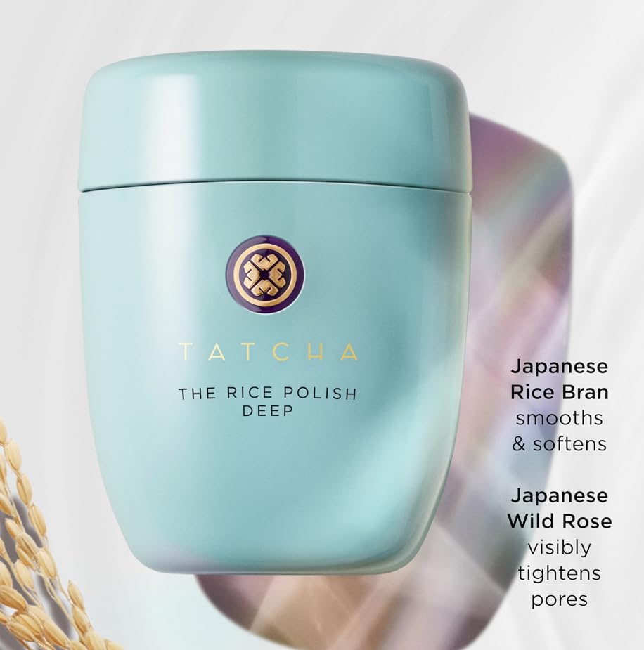 TATCHA The Rice Polish Exfoliant Enzymatique 140g utilisation sur peau