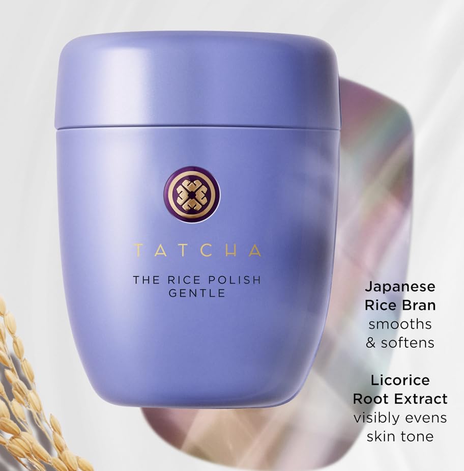 TATCHA The Rice Polish Exfoliant Enzymatique 141g texture de mousse