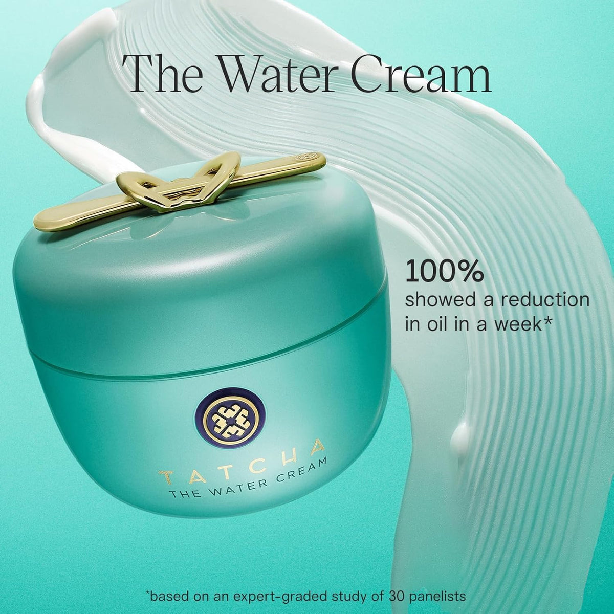 TATCHA The Water Cream 168g avec étiquette et ingrédients