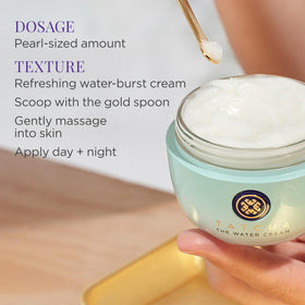 TATCHA The Water Cream et accessoires de beauté
