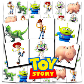 Tatouages temporaires Disney Toy Story avec Woody et Buzz Lightyear