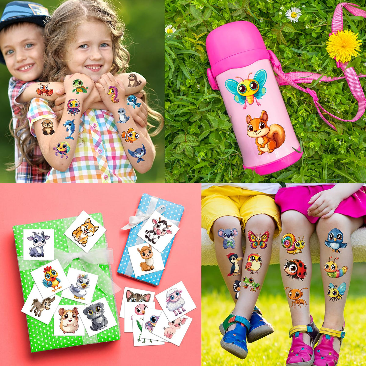 Tatouages temporaires pour fêtes d'anniversaire