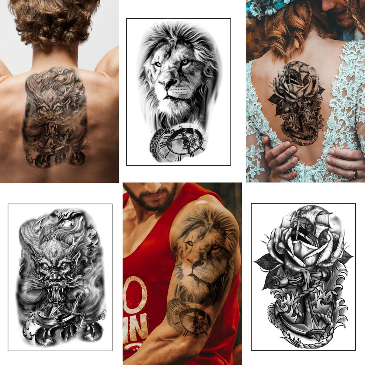 Tatouages temporaires Yazhiji en utilisation lors d'un concert