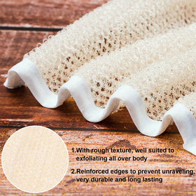 Tatuo serviette exfoliante avec bords renforcés pour éviter l'effilochage