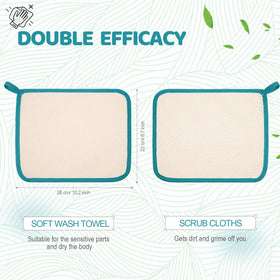 Tatuo serviette exfoliante vue de près avec texture douce