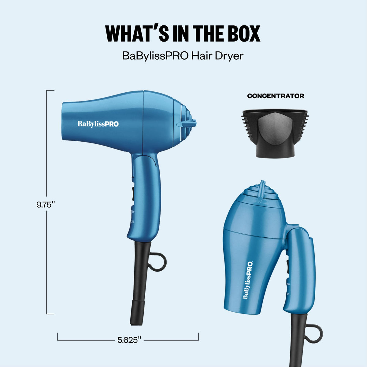 Technologie Nano Titanium du BaBylissPRO Sèche-Cheveux