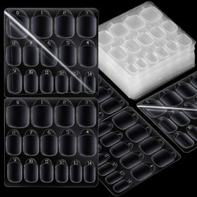 Teenitor 600pcs onglets autocollants transparents et jaunes, vue avant