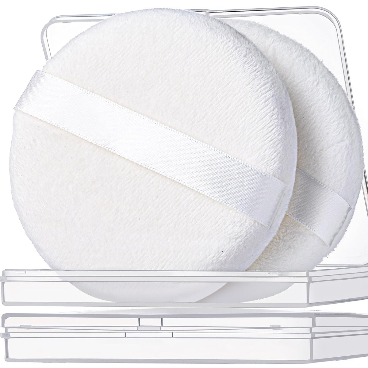 Teenitor Poudrier Velours 4,13 pouces avec Contenant en plastique