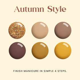 teinte 307 du vernis à ongles gel caramel de beetles
