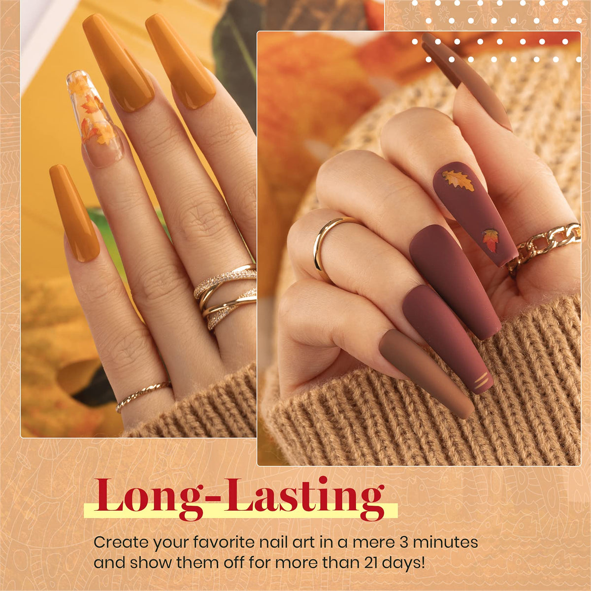 teinte 308 du vernis à ongles gel caramel de beetles