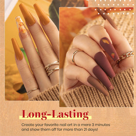 teinte 308 du vernis à ongles gel caramel de beetles