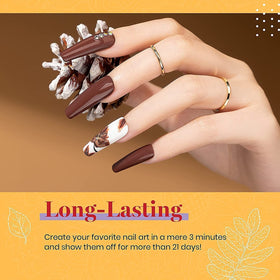 teinte 311 du vernis à ongles gel caramel de beetles