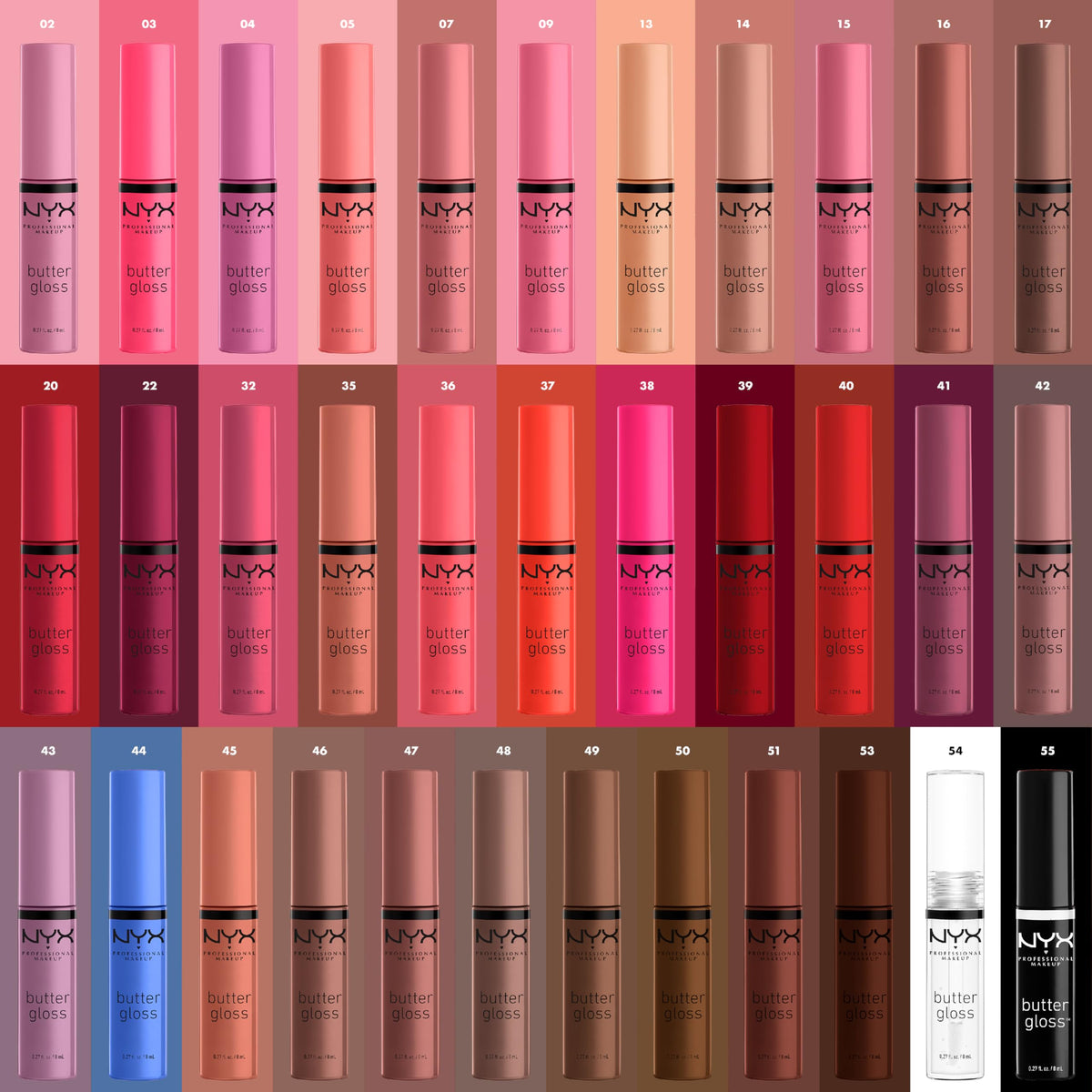 Teinte Ginger Snap du Gloss à Lèvres NYX Butter