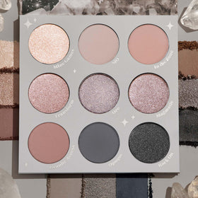 Teintes de la palette ColourPop Of Quartz avec reflets métalliques