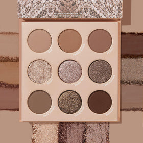 Teintes de la palette That's Taupe de ColourPop avec nuances froides