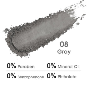 Teintes mates de la palette UCANBE incluant Snow, Gray, Spicy
