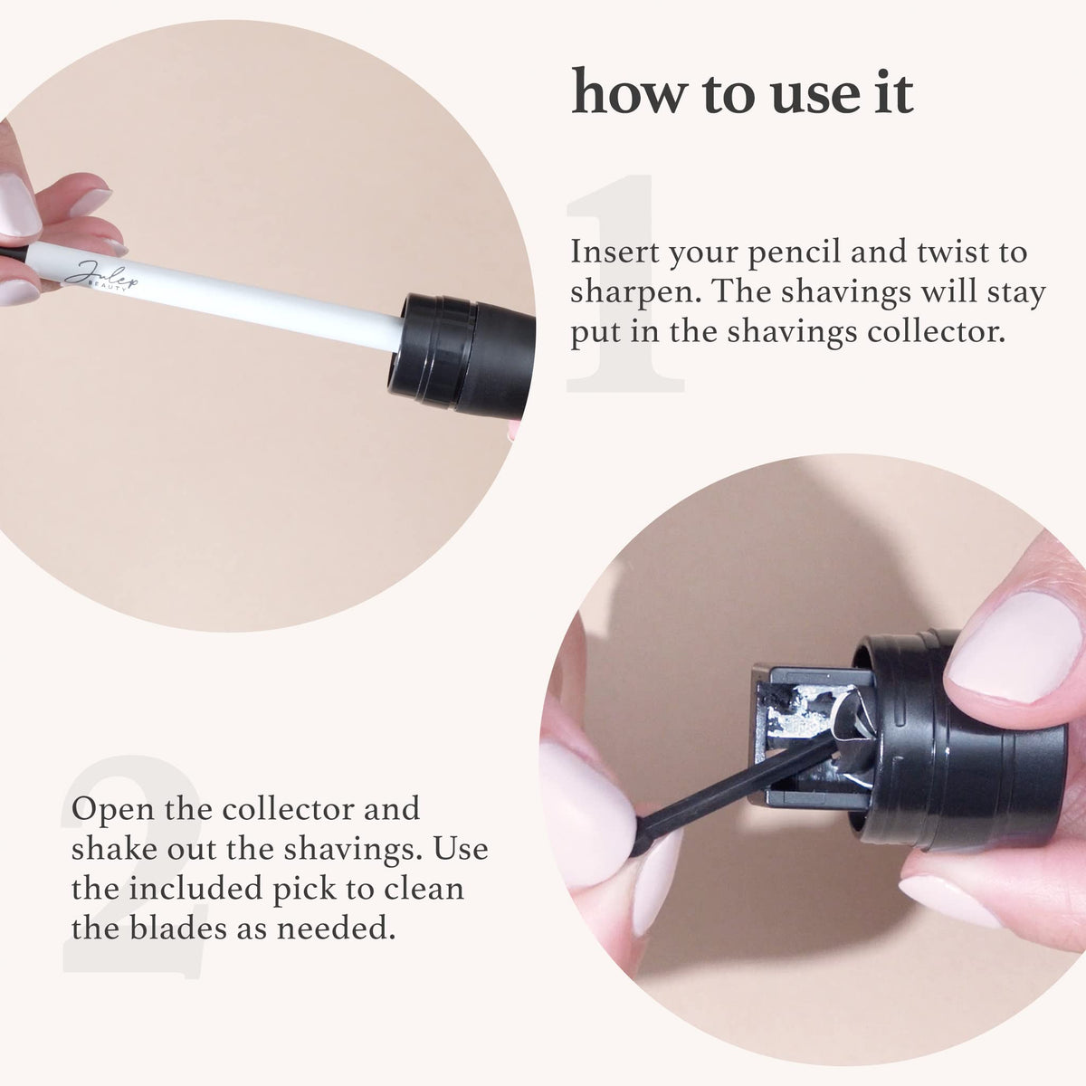 Teintes mates et brillantes de l'eyeliner Julep
