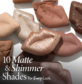 Teintes neutres de la palette Baked Kisses